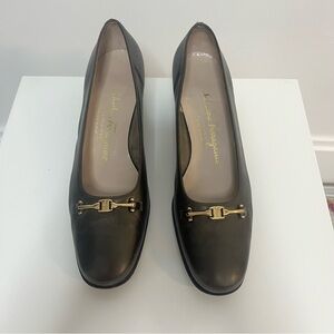 Salvatore Ferragamo Women's Black Loafers